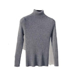 On Sale 2019 Autumn Winter Women Knitted Turtleneck Sweater Casual Soft Polo-Neck Jumper Fashion Slim Female Elasticity Pullovers