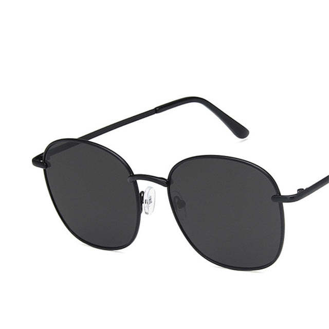 Large Frame Women Sunglasses Lady Luxury Retro /Vintage Mirror