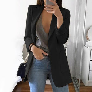 Joineles WomenJacket / Sleeve / Suit Coat 15 Color Slim Formal Blazer pro