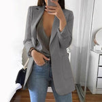 Joineles WomenJacket / Sleeve / Suit Coat 15 Color Slim Formal Blazer pro