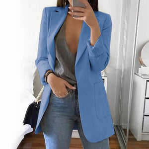 Joineles WomenJacket / Sleeve / Suit Coat 15 Color Slim Formal Blazer pro
