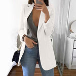 Joineles WomenJacket / Sleeve / Suit Coat 15 Color Slim Formal Blazer pro