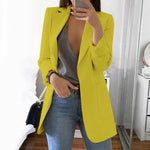 Joineles WomenJacket / Sleeve / Suit Coat 15 Color Slim Formal Blazer pro