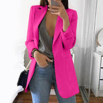 Joineles WomenJacket / Sleeve / Suit Coat 15 Color Slim Formal Blazer pro