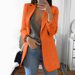 Joineles WomenJacket / Sleeve / Suit Coat 15 Color Slim Formal Blazer pro