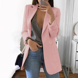 Joineles WomenJacket / Sleeve / Suit Coat 15 Color Slim Formal Blazer pro