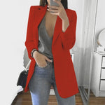 Joineles WomenJacket / Sleeve / Suit Coat 15 Color Slim Formal Blazer pro
