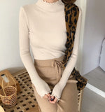 2019 Fall Winter Fashion Slim Sweater Women