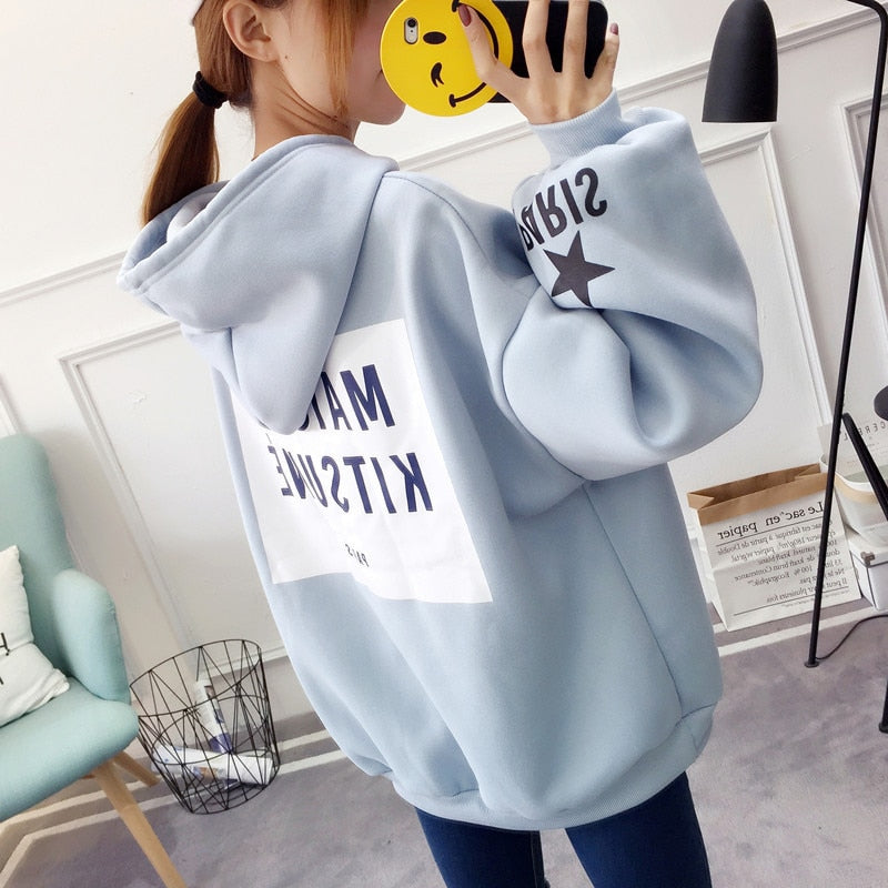 Female Hoodies Women Long Sleeve korean style