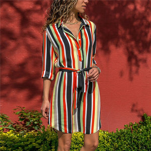 Long Sleeve Shirt Dress  Summer / Beach Dresses/ pro