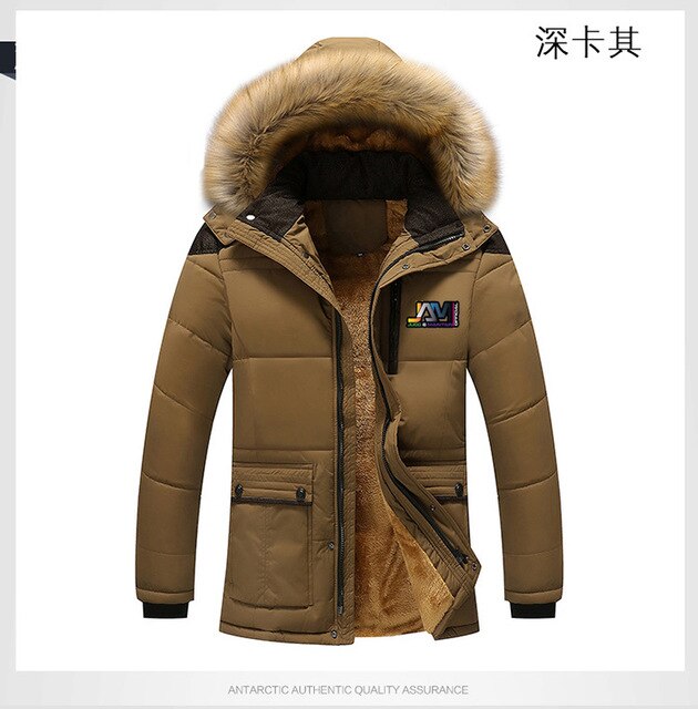 Winter Jacket/Fashion Casual/ Thin Thick Warm Mens Coats Parkas 2019