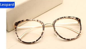 Fashion Retro Eyeglasses Cat Eye Metal