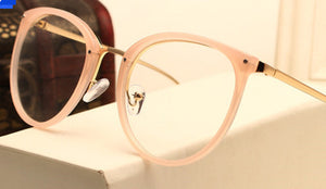 Fashion Retro Eyeglasses Cat Eye Metal