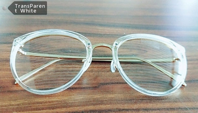 Fashion Retro Eyeglasses Cat Eye Metal