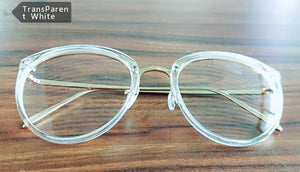 Fashion Retro Eyeglasses Cat Eye Metal