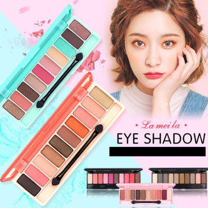 Eyeshadow Palette 10Colors Matte Eye shadow Fashion Glitter  Korean Style Cosmetics
