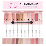 Eyeshadow Palette 10Colors Matte Eye shadow Fashion Glitter  Korean Style Cosmetics