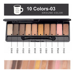 Eyeshadow Palette 10Colors Matte Eye shadow Fashion Glitter  Korean Style Cosmetics