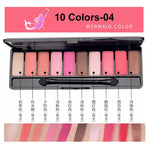 Eyeshadow Palette 10Colors Matte Eye shadow Fashion Glitter  Korean Style Cosmetics