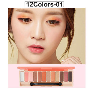 Eyeshadow Palette 10Colors Matte Eye shadow Fashion Glitter  Korean Style Cosmetics
