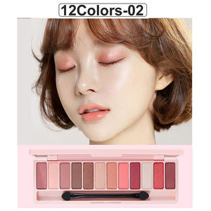 Eyeshadow Palette 10Colors Matte Eye shadow Fashion Glitter  Korean Style Cosmetics