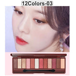 Eyeshadow Palette 10Colors Matte Eye shadow Fashion Glitter  Korean Style Cosmetics