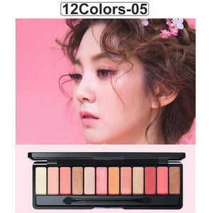 Eyeshadow Palette 10Colors Matte Eye shadow Fashion Glitter  Korean Style Cosmetics